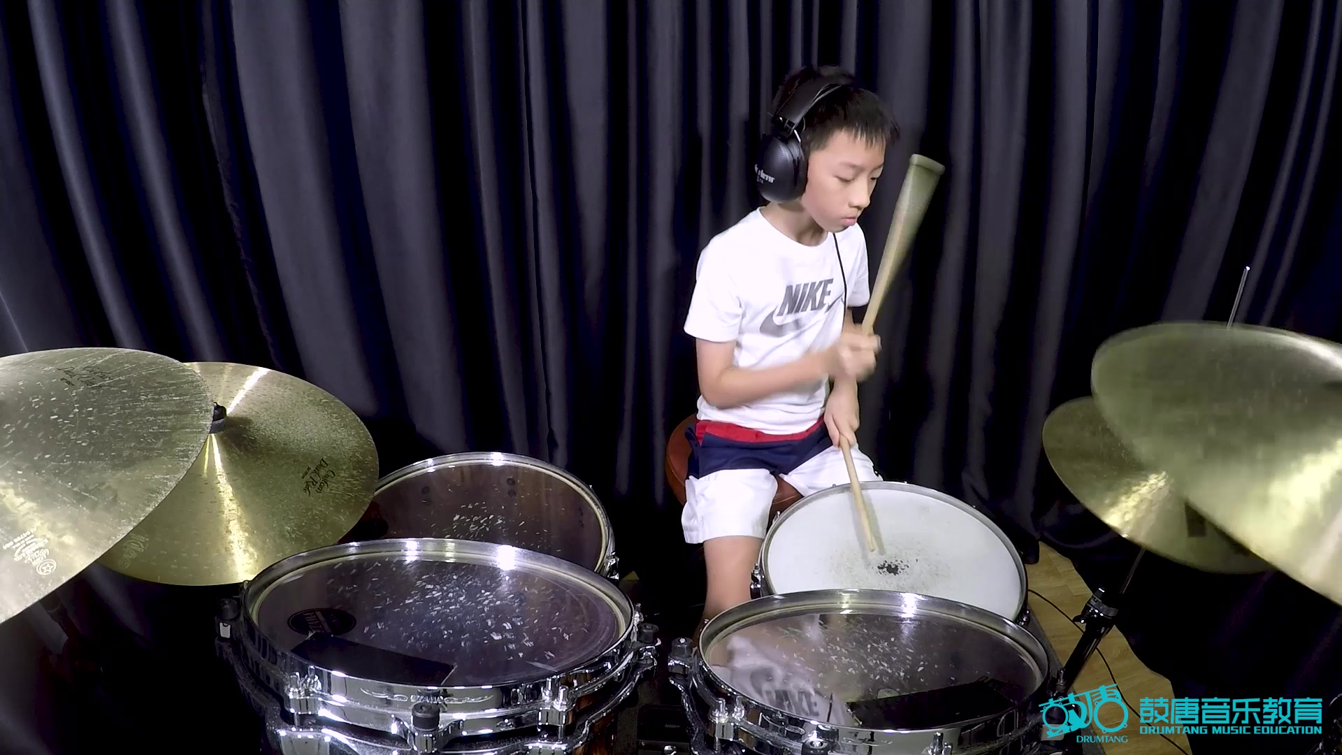 深圳鼓唐十岁架子鼓手丘政岳《mohair mountain》鼓唐音乐教育_哔哩