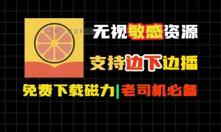 Video herunterladen: 【免费磁力搜索+下载】内置多个磁力搜索源，支持边下载边播放，无视敏感资源，下载速度直接拉满，老司机必备神器！