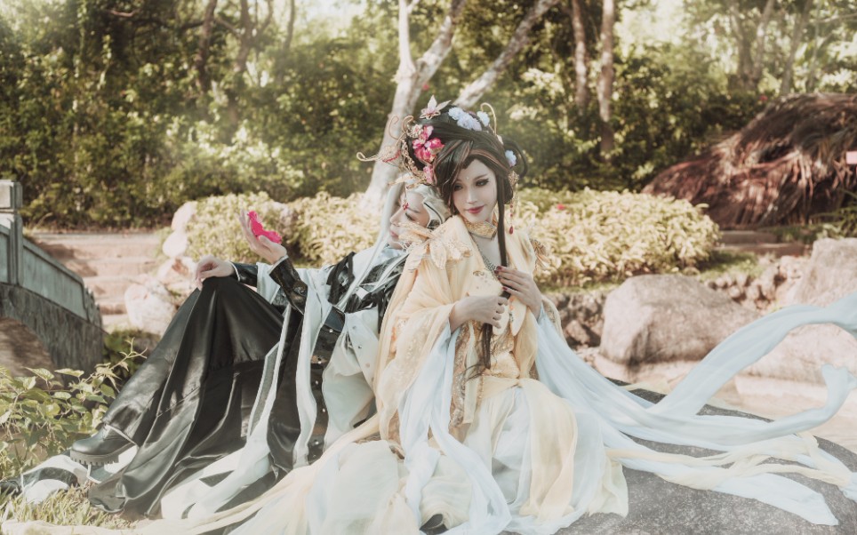 【金光布袋戏】万雪夜x聆秋露cos正片&视频