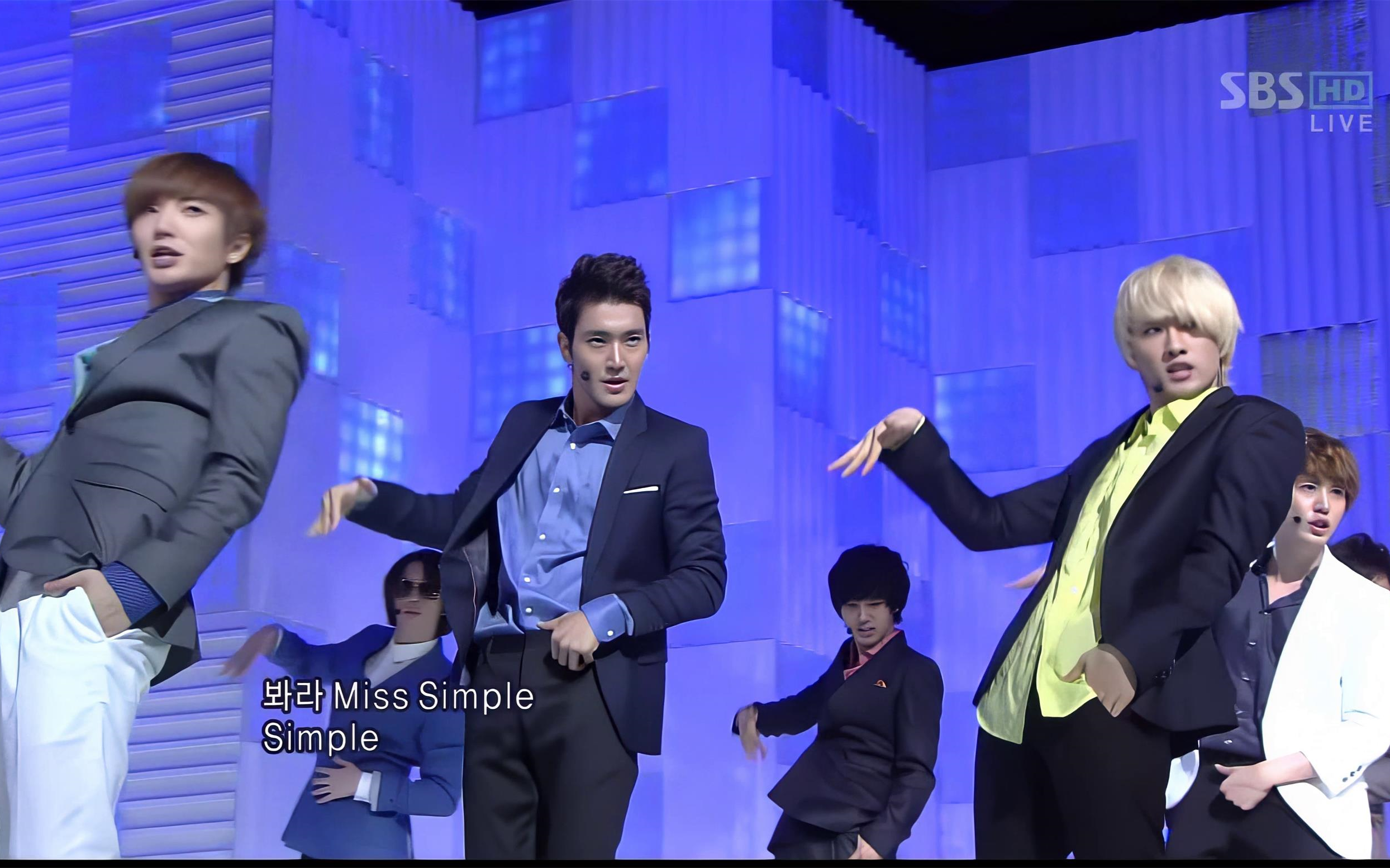 [图]【4K 舞台】Super Junior《 Mr.Simple 》SBS 20110807