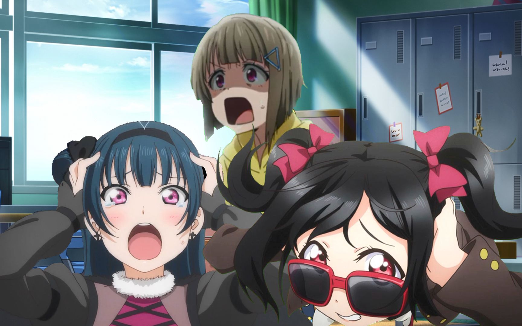 Love Live!中矢泽妮可、津岛善子、中须霞的相似镜头合集(附三人BB素材合集)_哔哩哔哩_bilibili