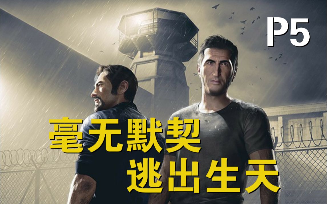 毫无默契的合作越狱搞笑向全流程通关逃出生天awayout一本正经的大