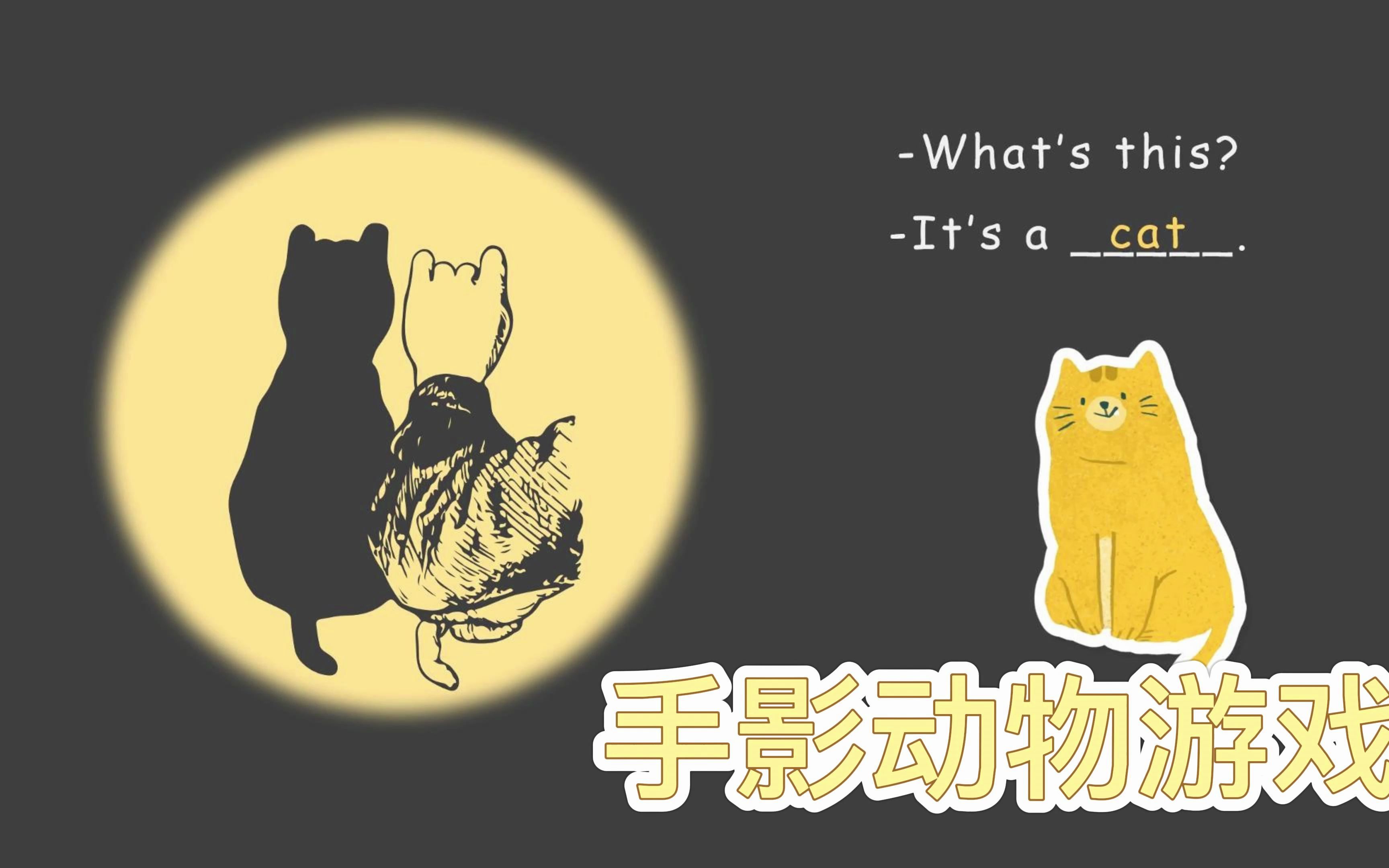 【ppt课件】手影动物游戏 人教三上u4导入 链接在简介