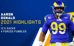 Download Video: 【NFL球星集锦】锋线巨兽！阿隆·唐纳德2021-22赛季高光集锦