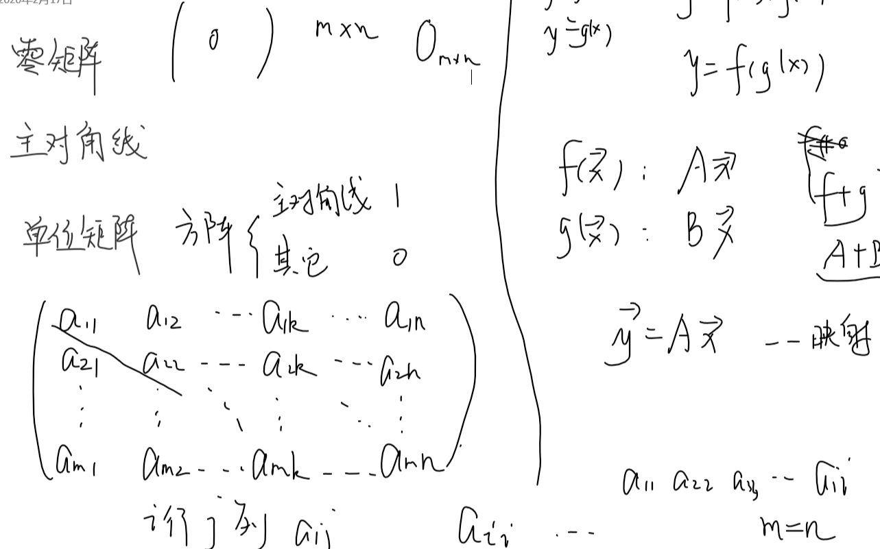 线性代数矩阵代数矩阵基本运算哔哩哔哩bilibili