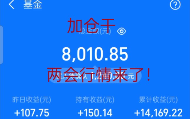 活动作品基金实盘加仓干两会行情要来了
