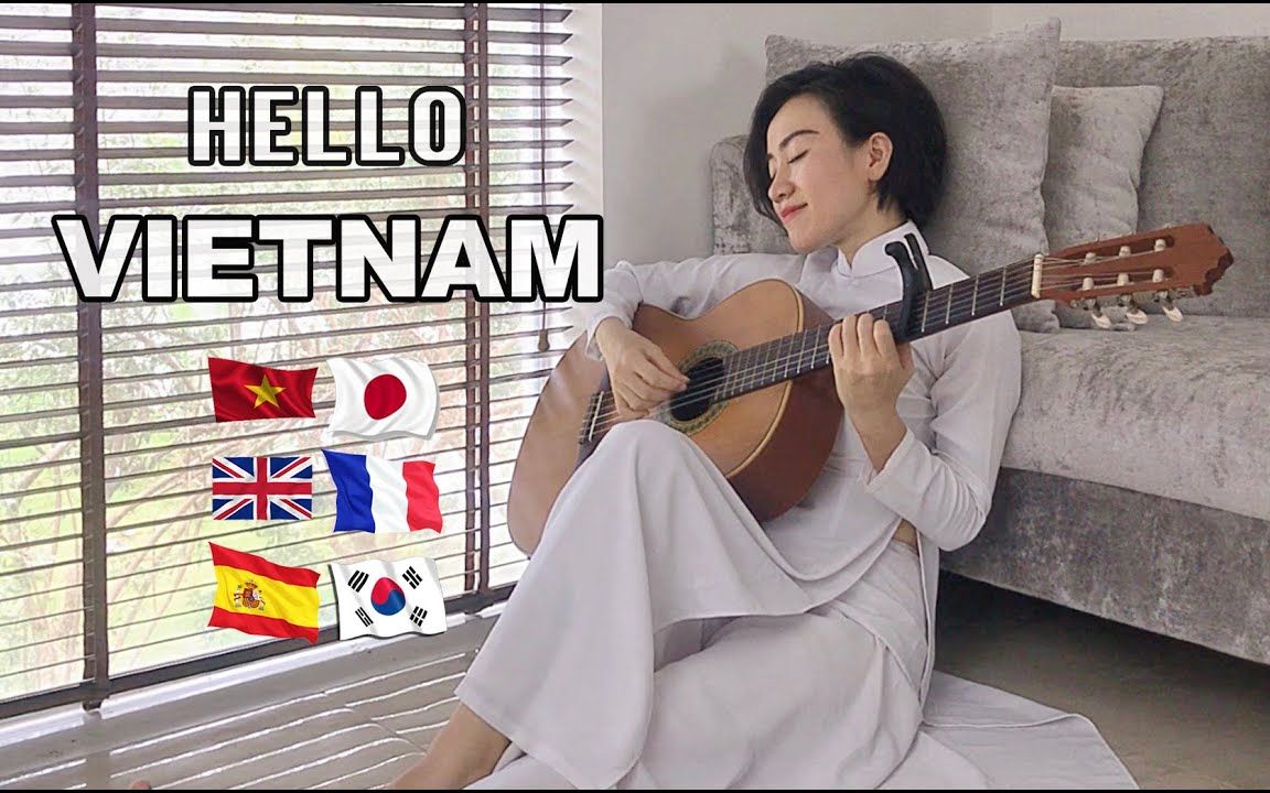 [图][越南音乐] HELLO VIETNAM, 6 LANGUAGES | TUYET PHUONG