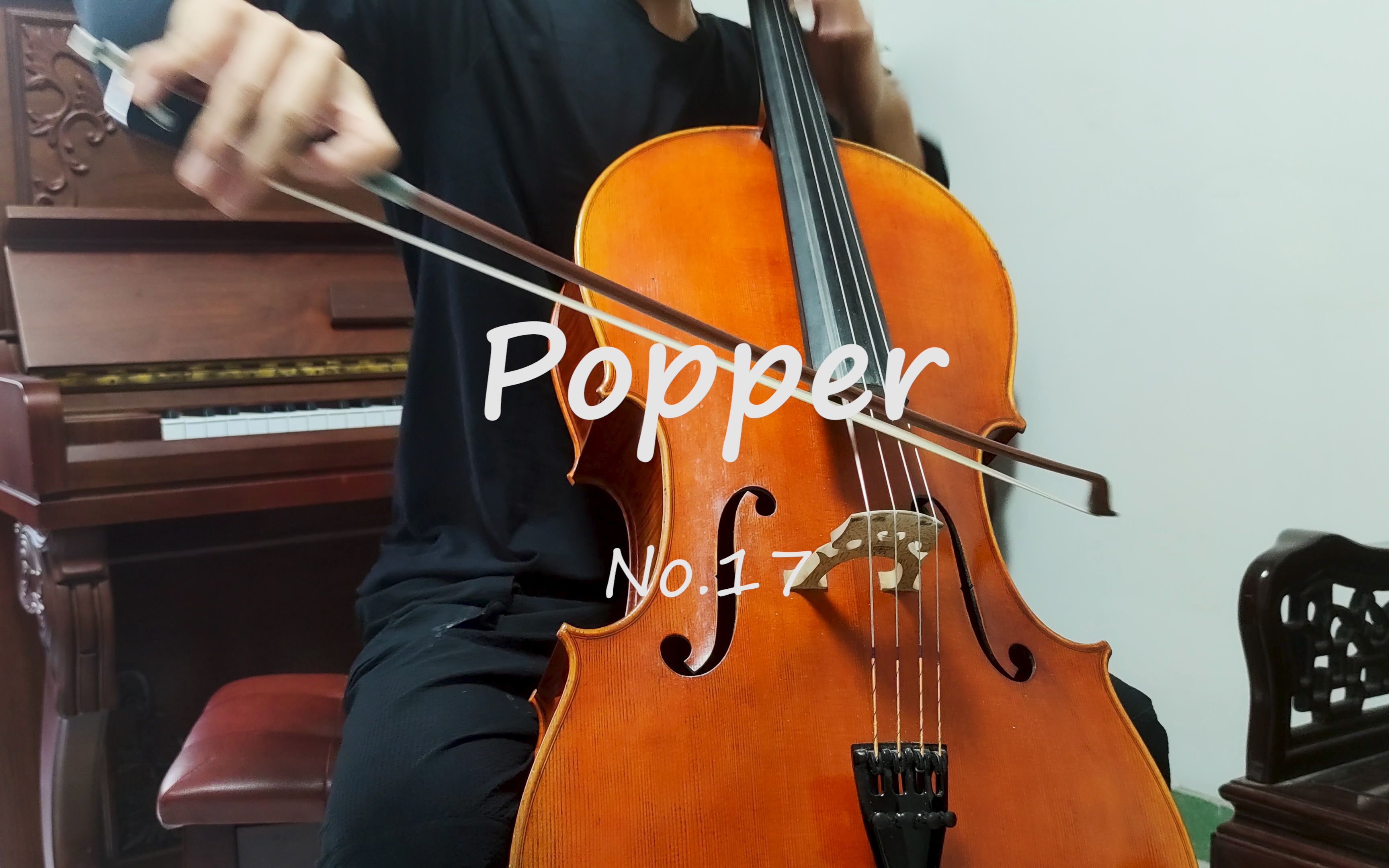 [图]【大提琴】Popper No.17 高级练习曲 Op.73