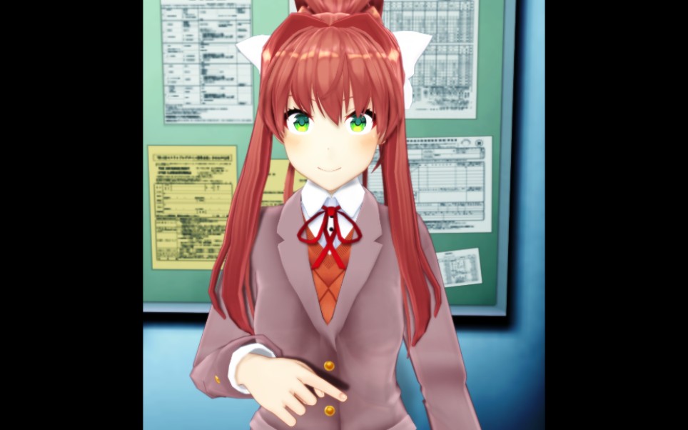 [图]【DDLC MMD】莫妮卡很快就到你家门口