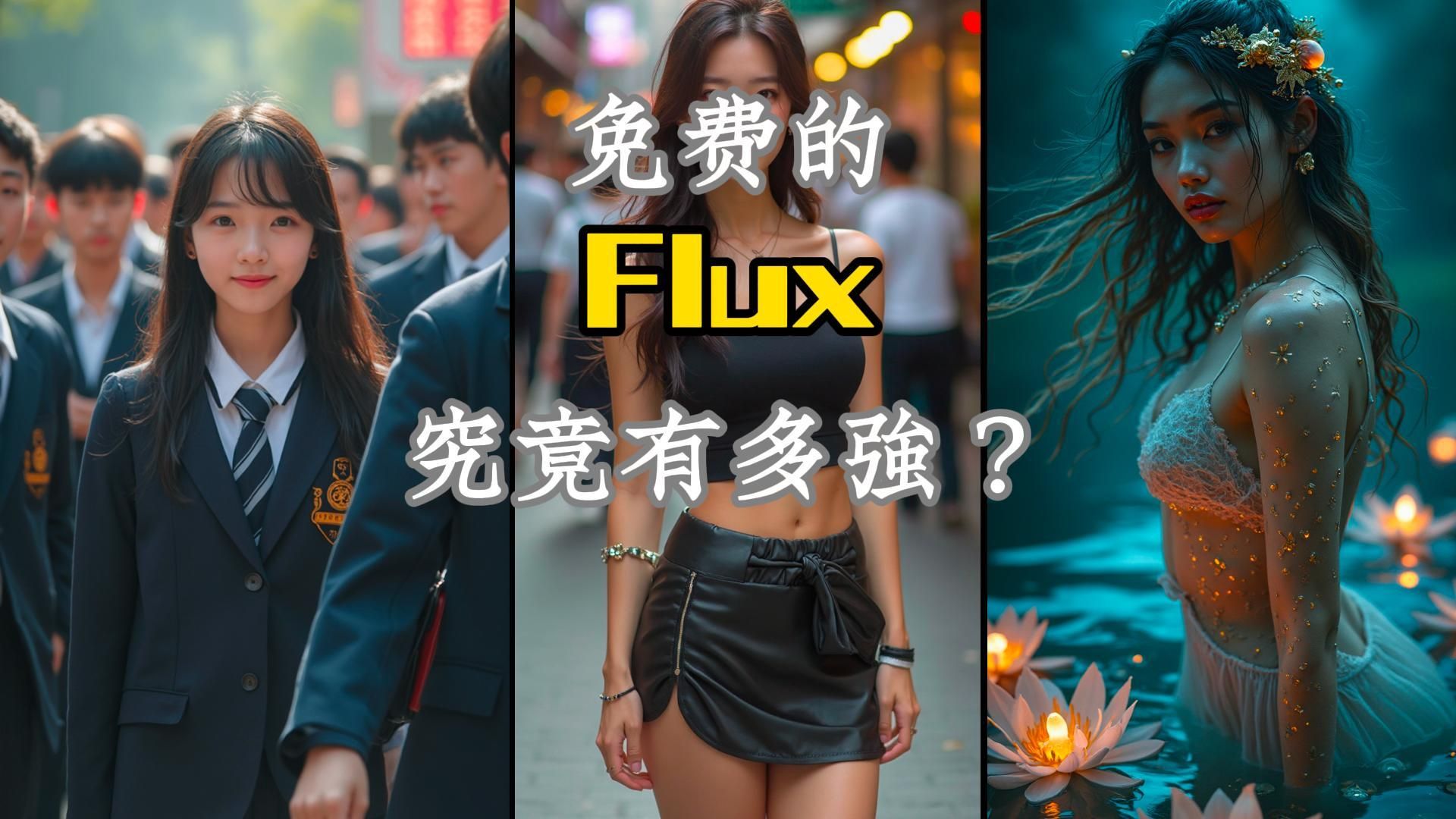 FLUX免费版的效果已经足以媲美midjourney哔哩哔哩bilibili