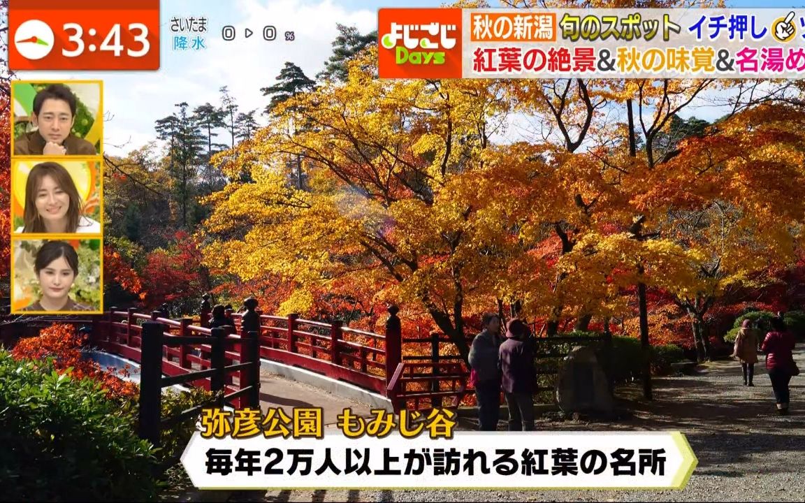 [图]よじごじDays「紅葉する秋の新潟を満喫！絶景＆名湯ツアー」MC:小泉孝太郎 20211105