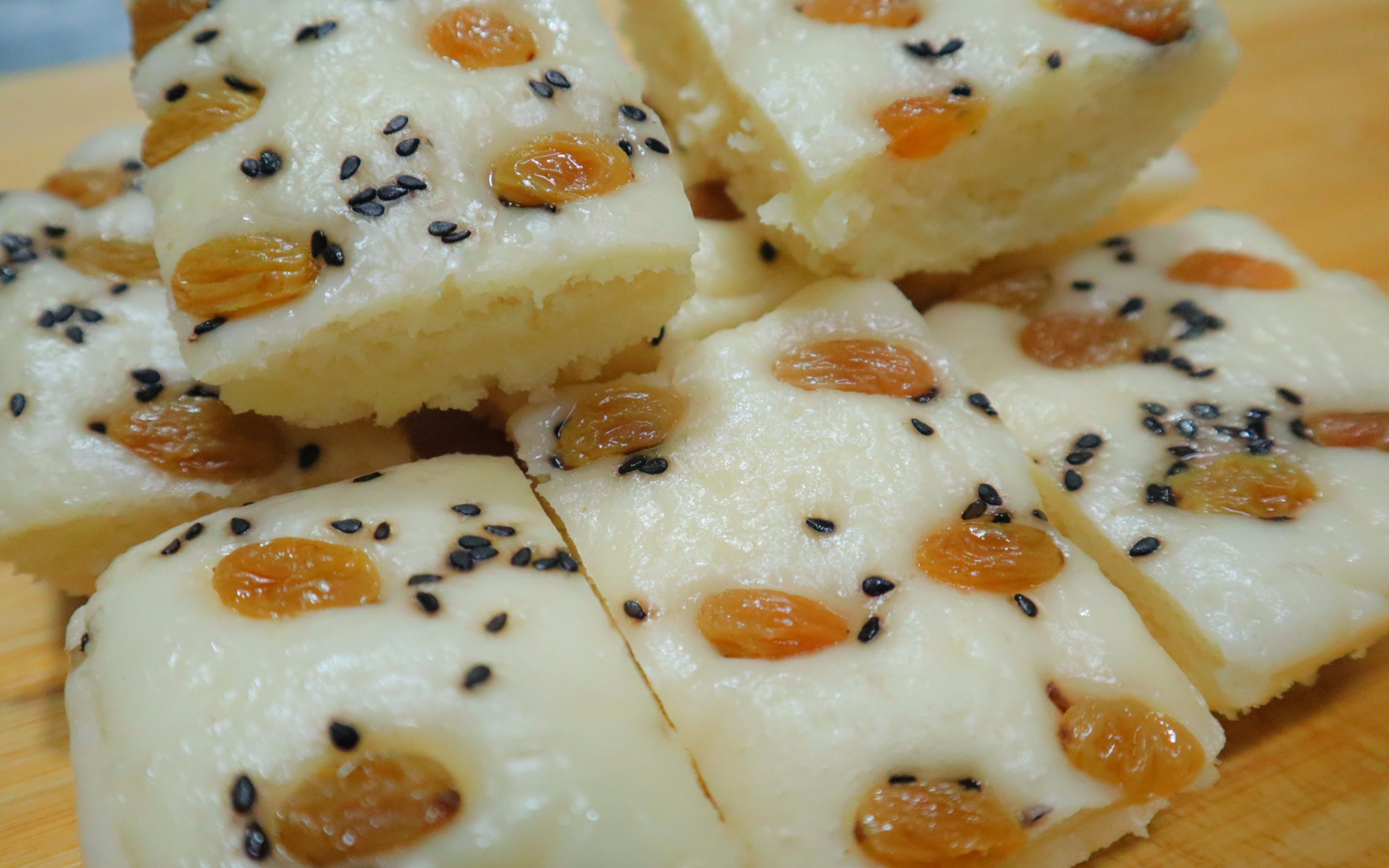 家里有大米的试试这样做米糕,米香浓郁,香甜可口