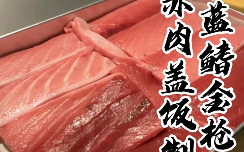 蓝鳍金枪鱼赤肉盖饭制作,这样做你能吼得住它吗?哔哩哔哩bilibili