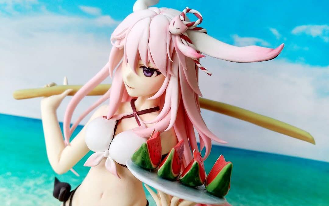 【崩坏3】【泳装八重樱手办自制】夏天了,嘤嘤嘤给你送西瓜了~_哔哩