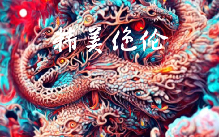 极 致 细 腻 !AI绘画艺术封神之作,克苏鲁与中国神话的碰撞.Tiamat人工智能艺术哔哩哔哩bilibili