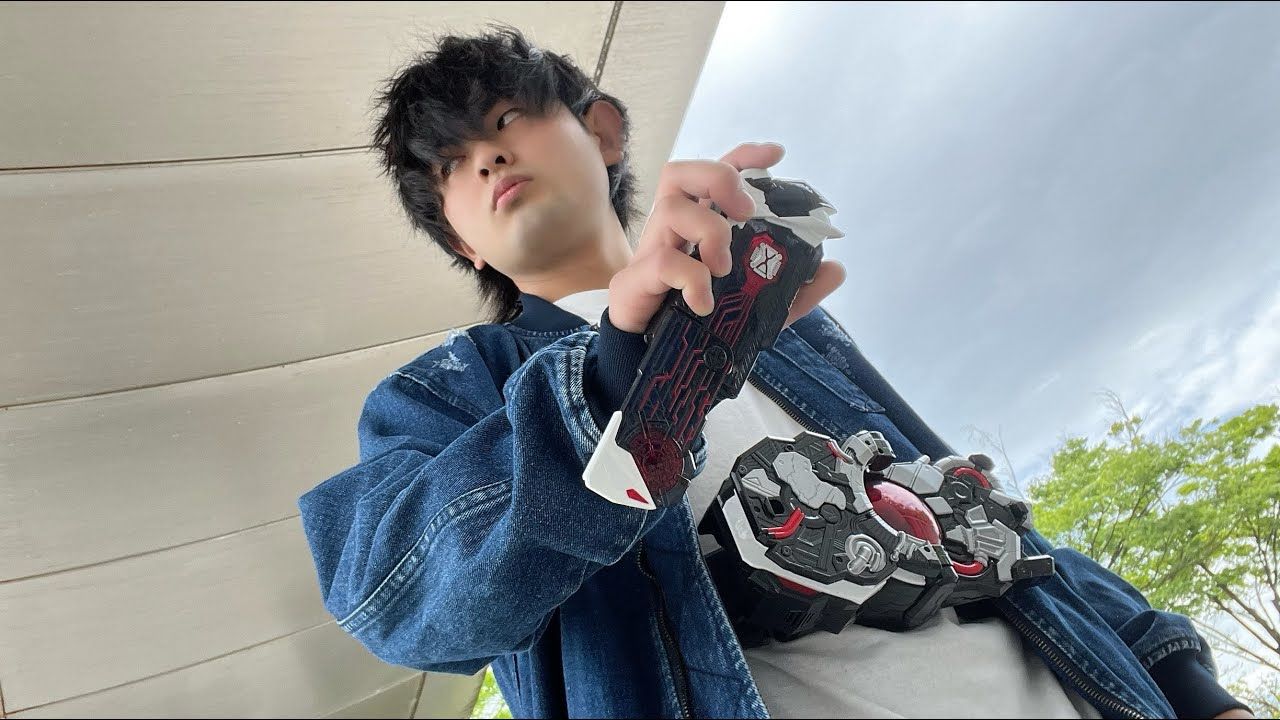 【特摄】假面骑士歌查德 外网cos 三干部!变身!黑暗月骑&亚克0&亚克1