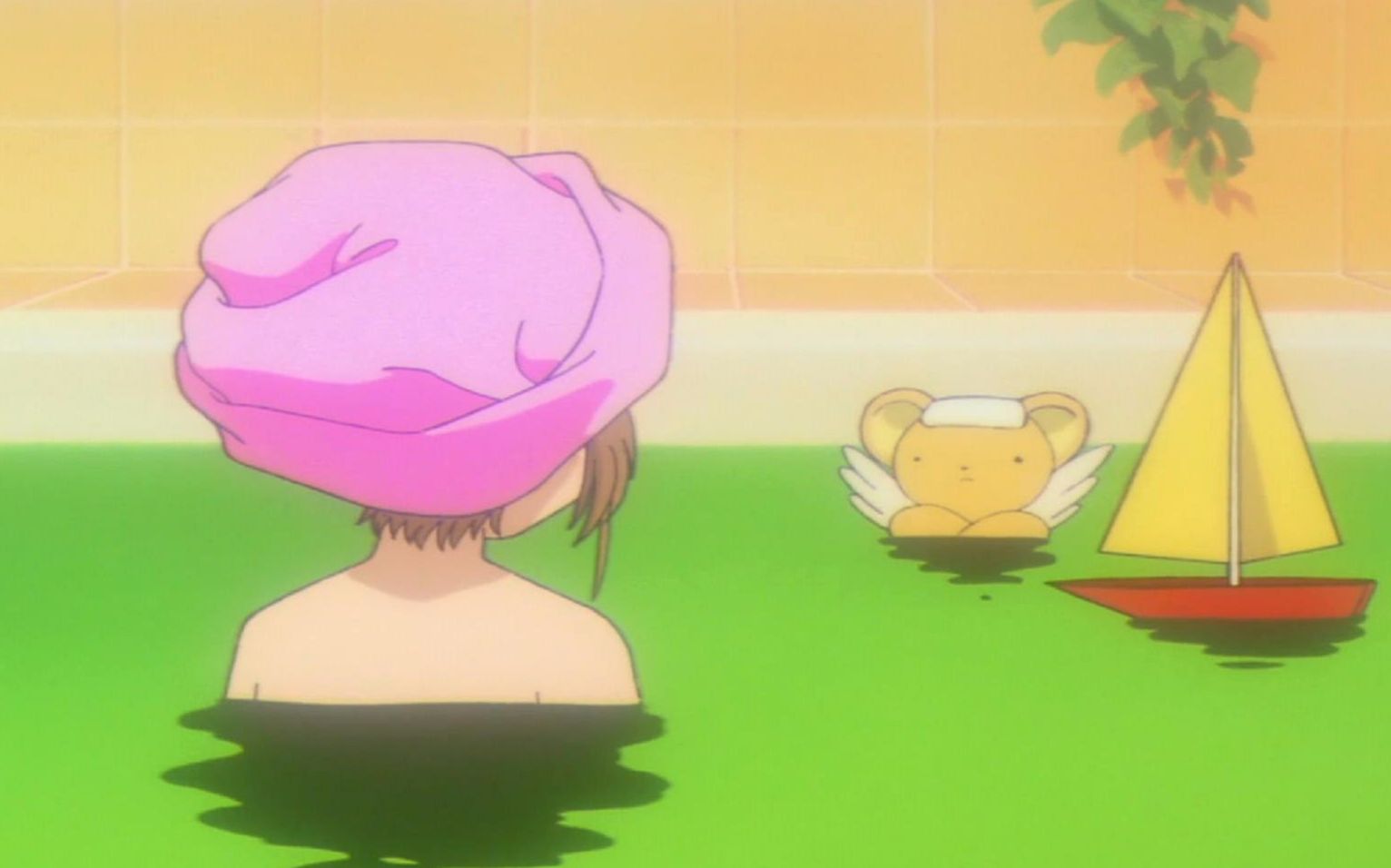 【魔卡少女樱】小可和小樱一起洗澡!羡慕啊!