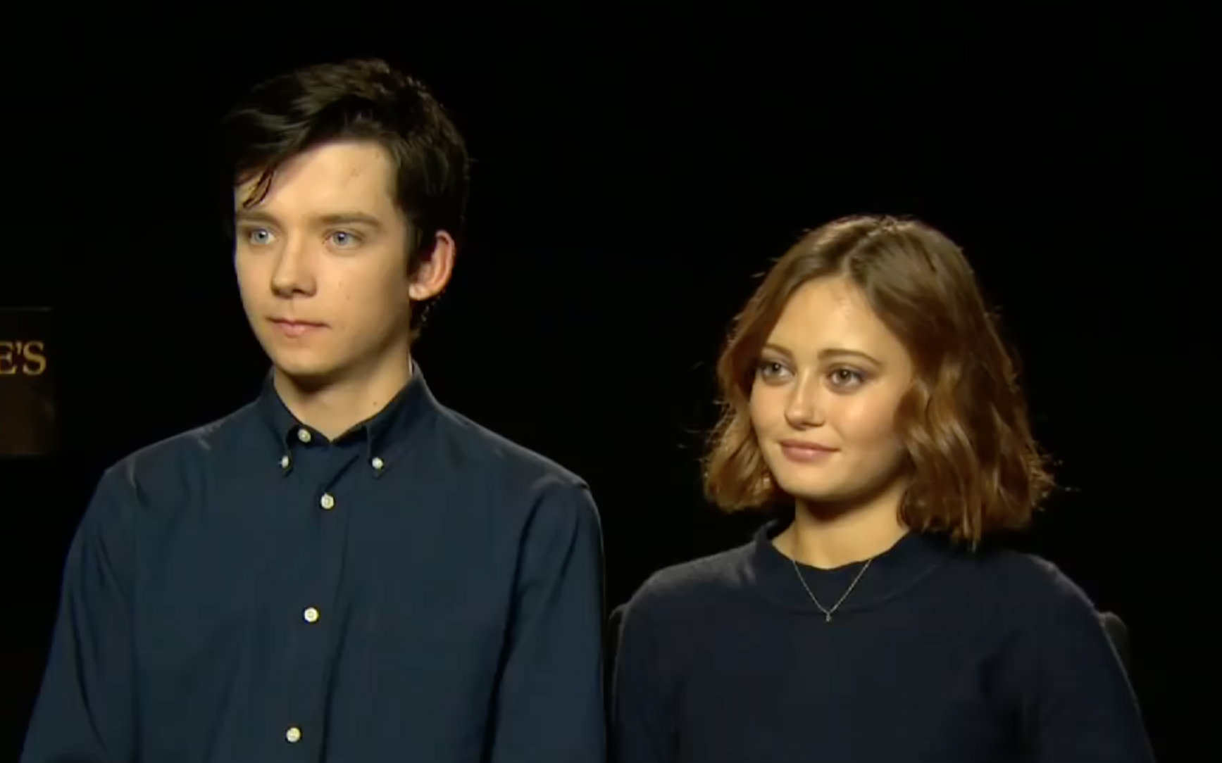 [图]【iASABOPP字幕组出品】 Asa Butterfield and Ella Purnell怪屋女孩访谈