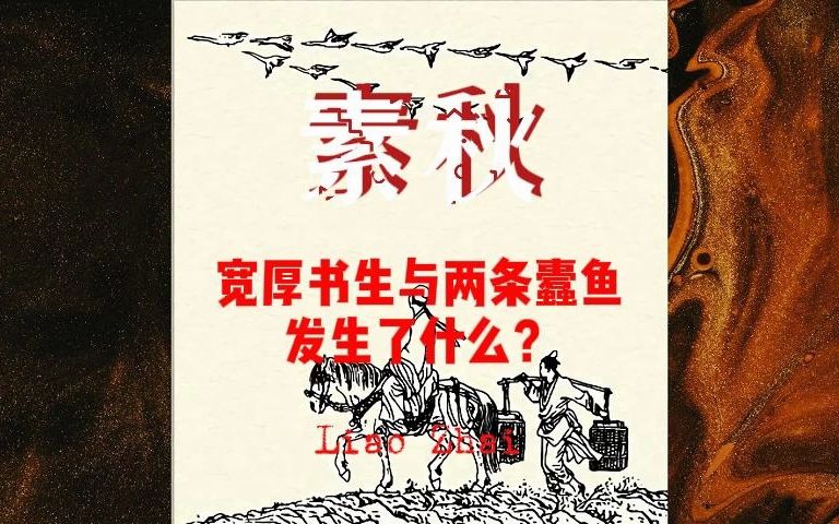 聊斋 有声书《素秋》 蠹鱼吃书成精 却科举不中 有趣的讽刺故事哔哩哔哩bilibili