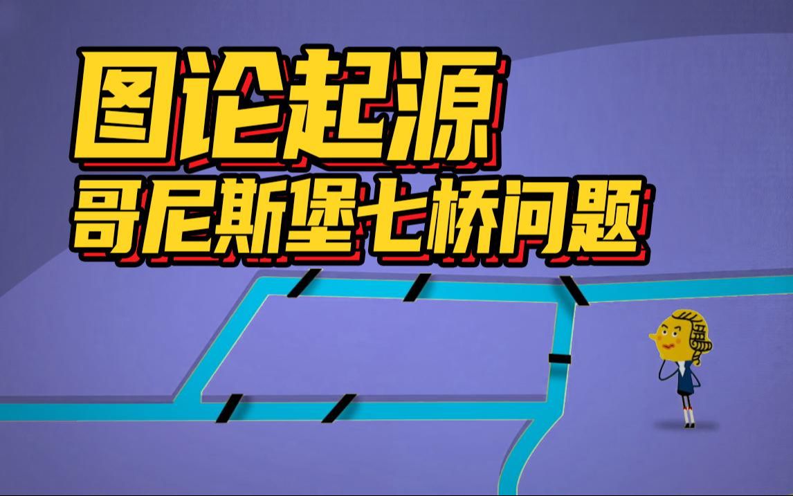 至今无解的七桥问题!欧拉直接为它开创一个新理论哔哩哔哩bilibili