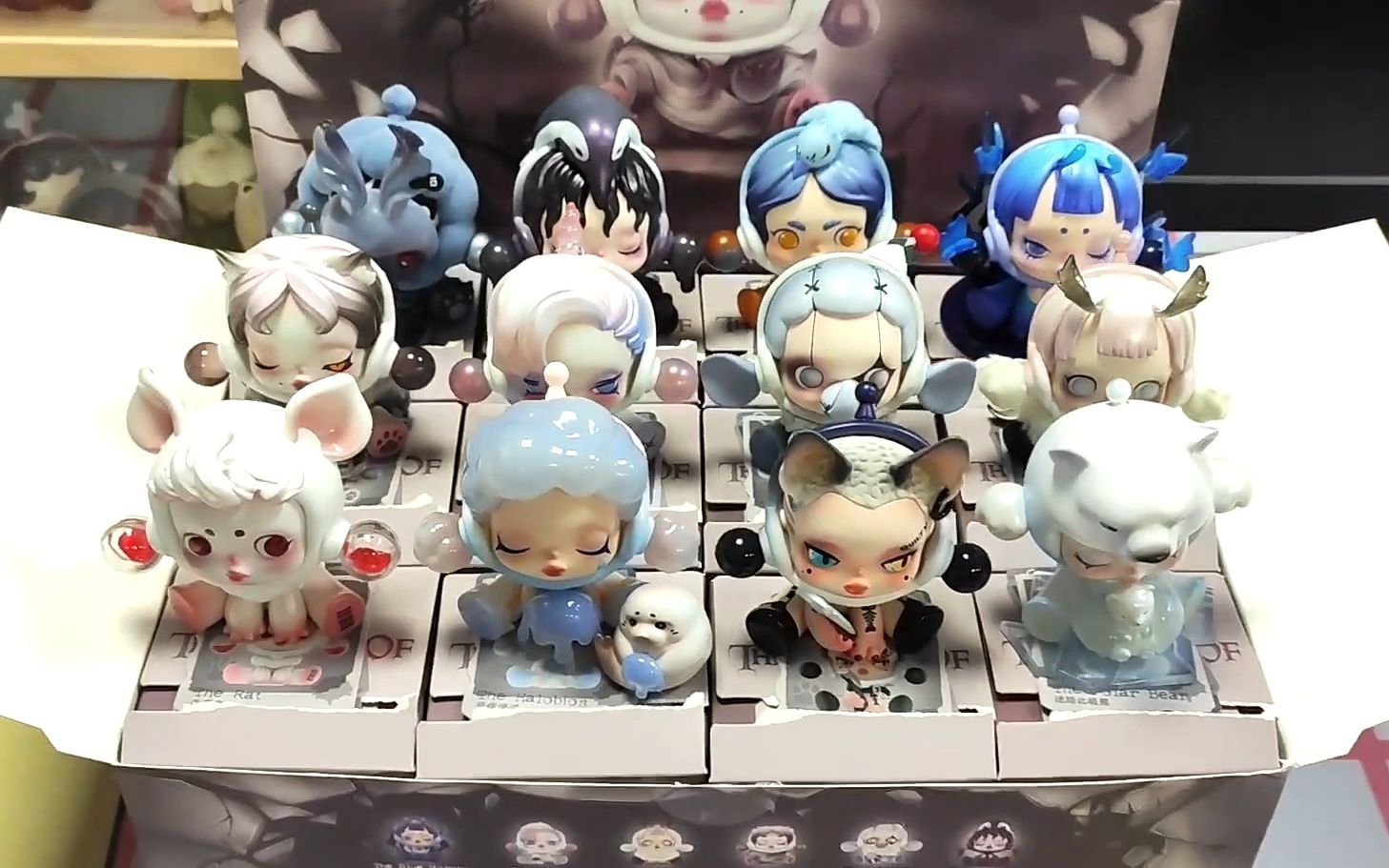 【筱兮的玩具】迟到的泡泡玛特sp食梦动物系列盲盒拆盒~_哔哩哔哩