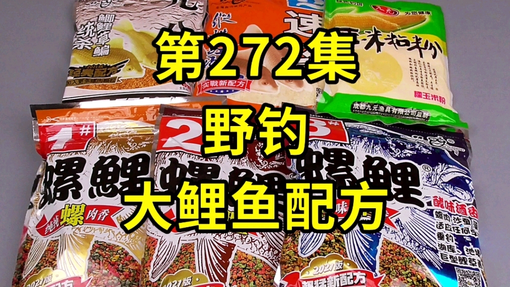 野钓鲤鱼饵料配方今天再发最后一次哔哩哔哩bilibili