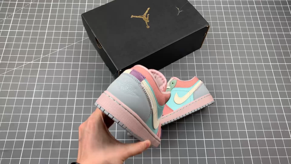 airjordan1low粉紫绿马卡龙aj1乔1低帮休闲板鞋同步官方配色