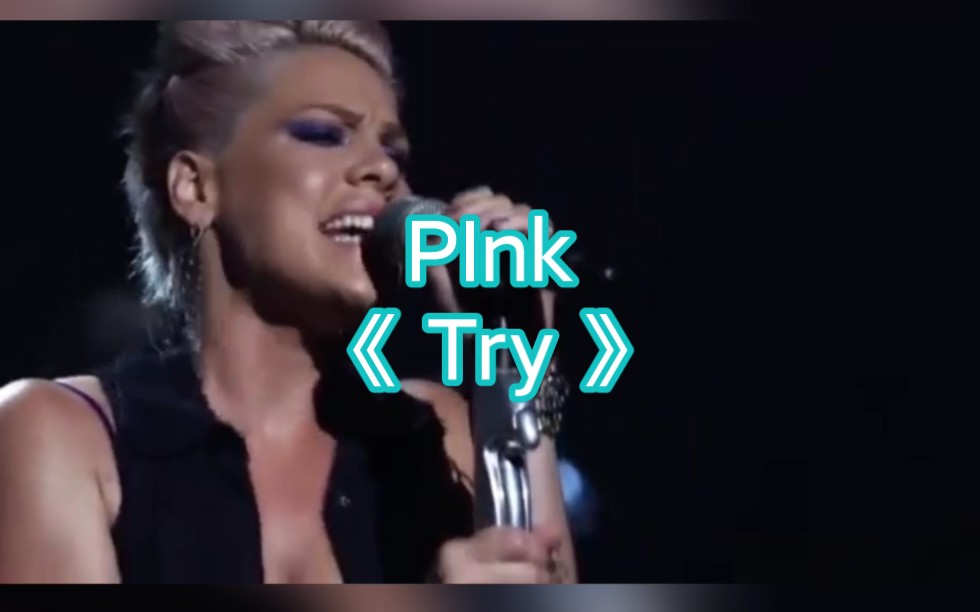 [图]美国流行摇滚女歌手PInk《Try》