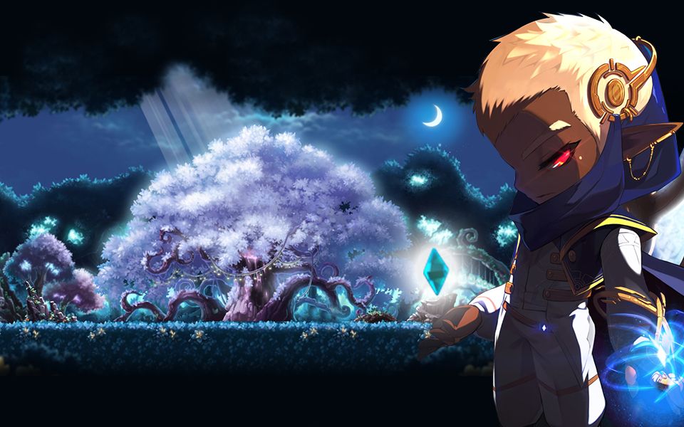 【tms 冒险岛】圣晶使徒伊利恩黑皮日常救小精灵15000