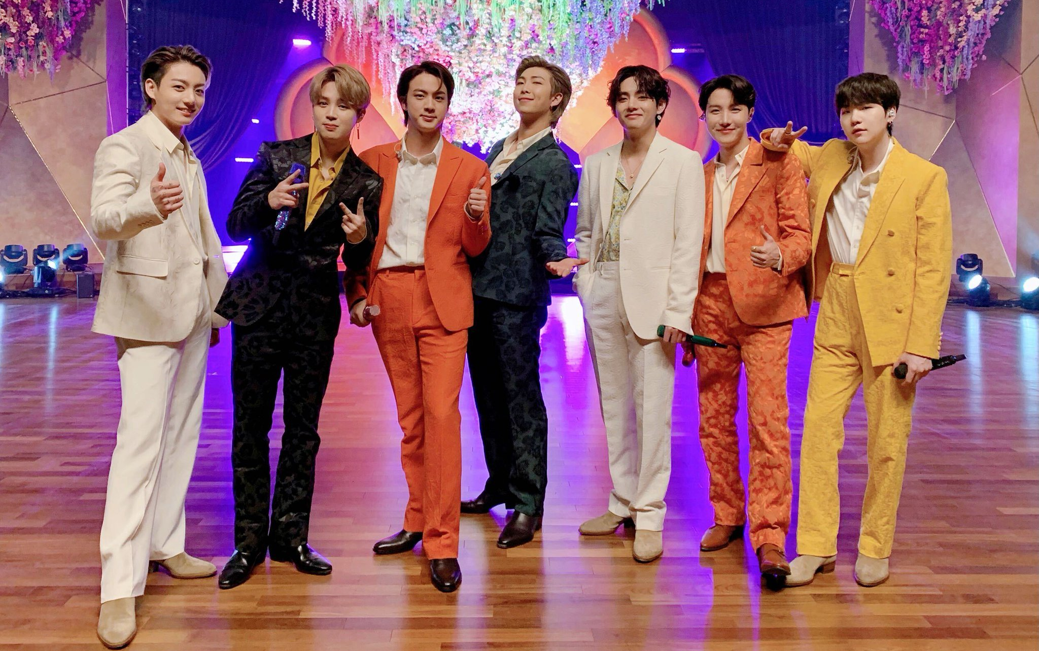 bts feeling dynamite at 2021 grammy awards