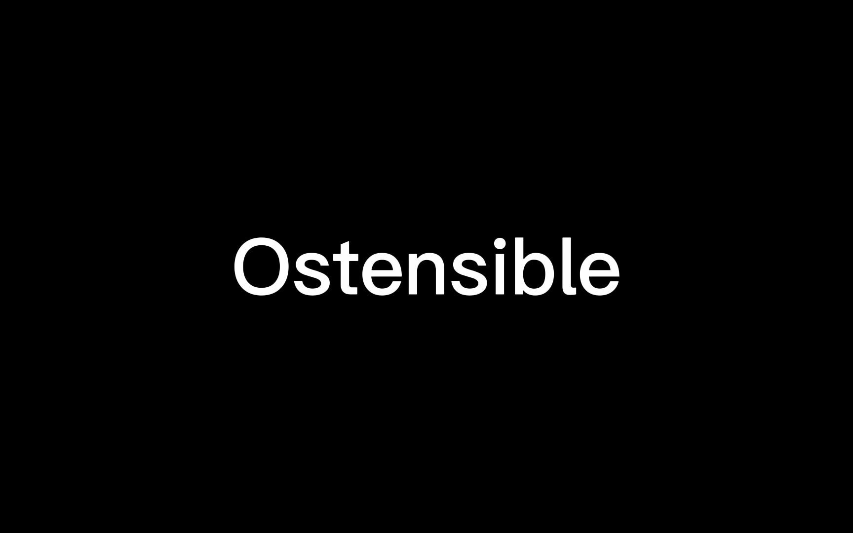 ostensible图片