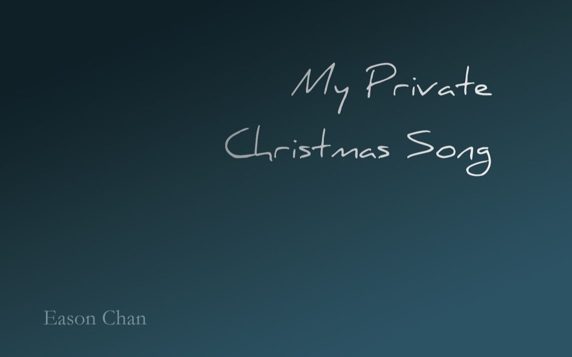 [图]陈奕迅-My Private Christmas Song-live