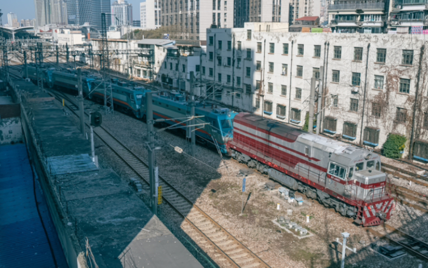 【弹射起步】青蛙串串 52678一起进库 回送四台ss9电力机车