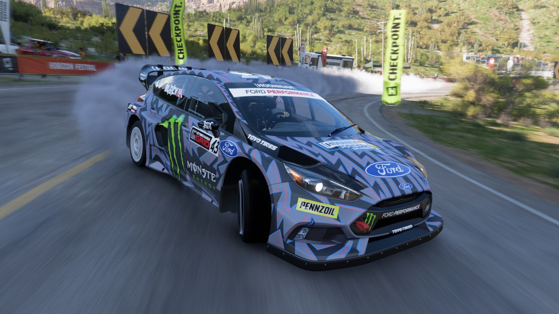 极限竞速地平线5 峡谷越野地平线拉力赛 第一视角