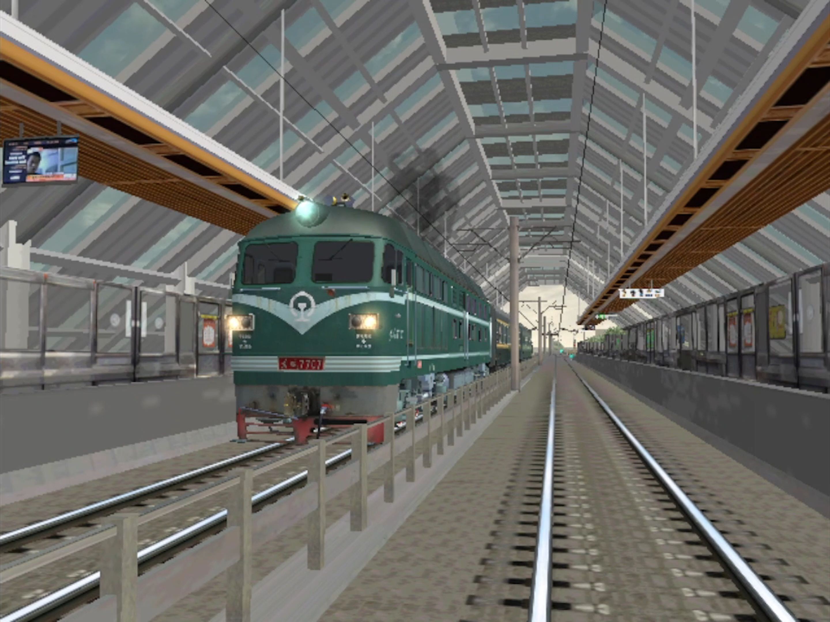 【msts】什么?df4b拉着客车上了地铁线路?