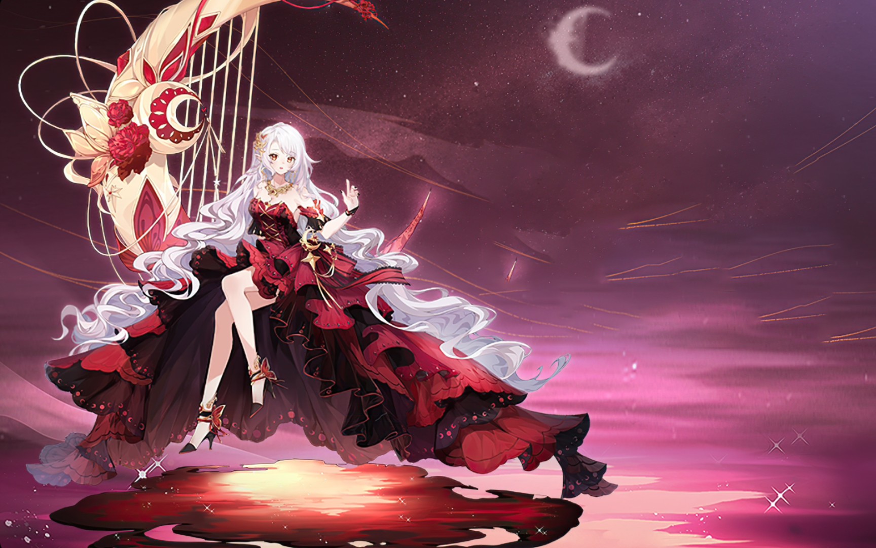 【奥拉星小璃配音初尝试】来与望舒小姐姐共舞一曲月影蝶梦吧.