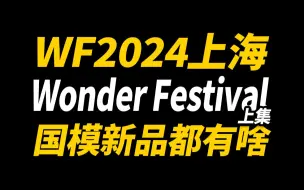 国模百花齐放！海量新品齐登场！WF2024上海展 国模新品一览 上集【神田玩具组】