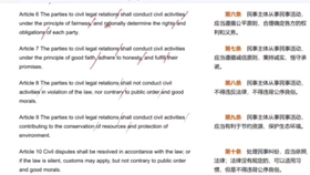 民法典英文版朗读第一章第10 12条 哔哩哔哩 つロ干杯 Bilibili