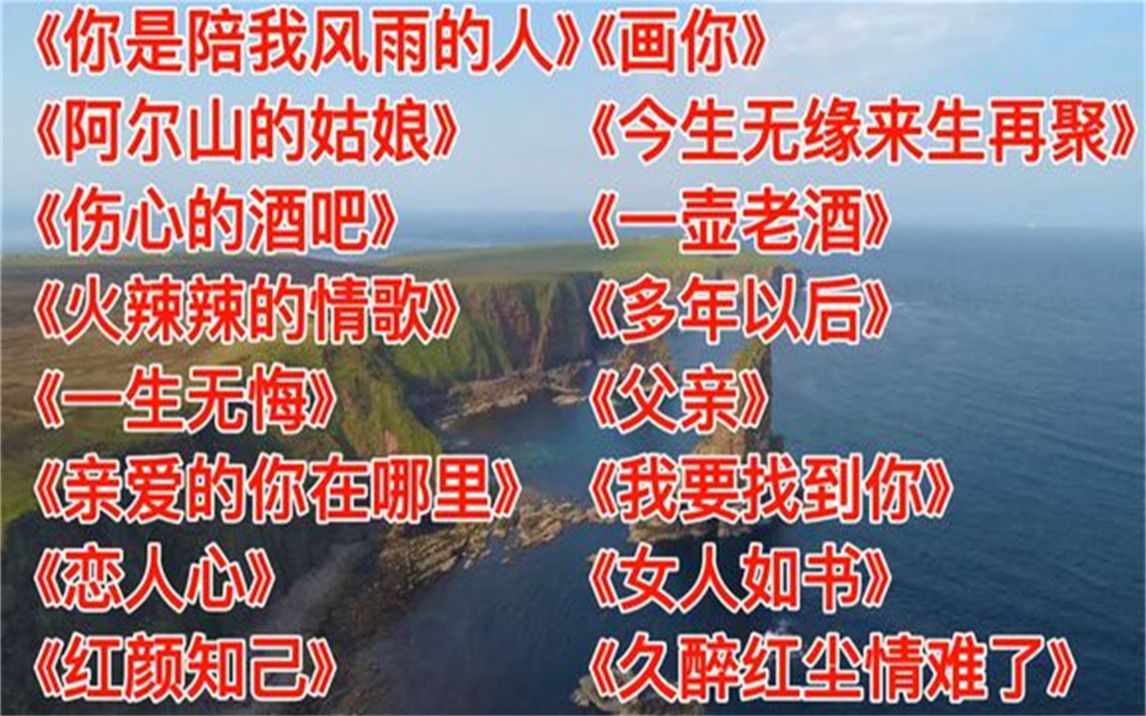 好听你是陪我风雨的人伤心的酒吧红颜知己久醉红尘情难了