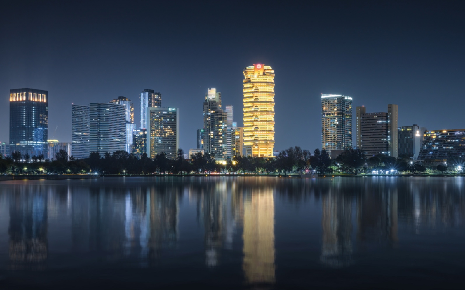 夜景思路分享,水面倒影怎么做最舒服,一看就会!