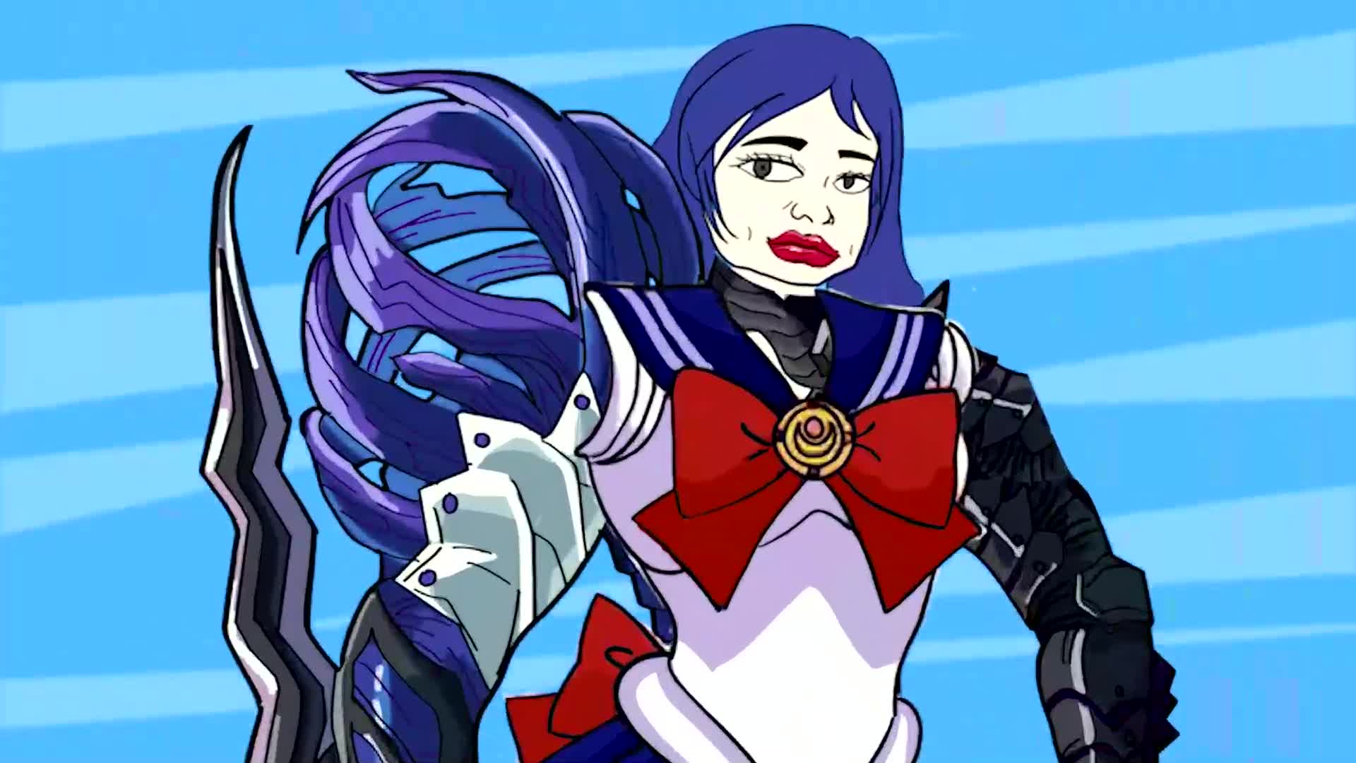 黑暗迪迦打饭要变奥特娘,达贡娘化也太好笑了