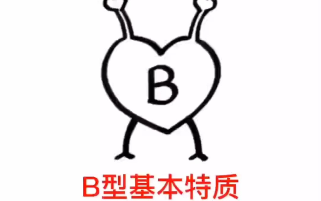 b血型基础特质哔哩哔哩bilibili