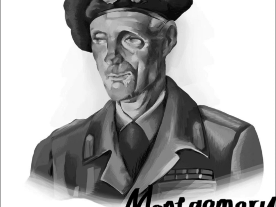 蒙哥马利绘画过程