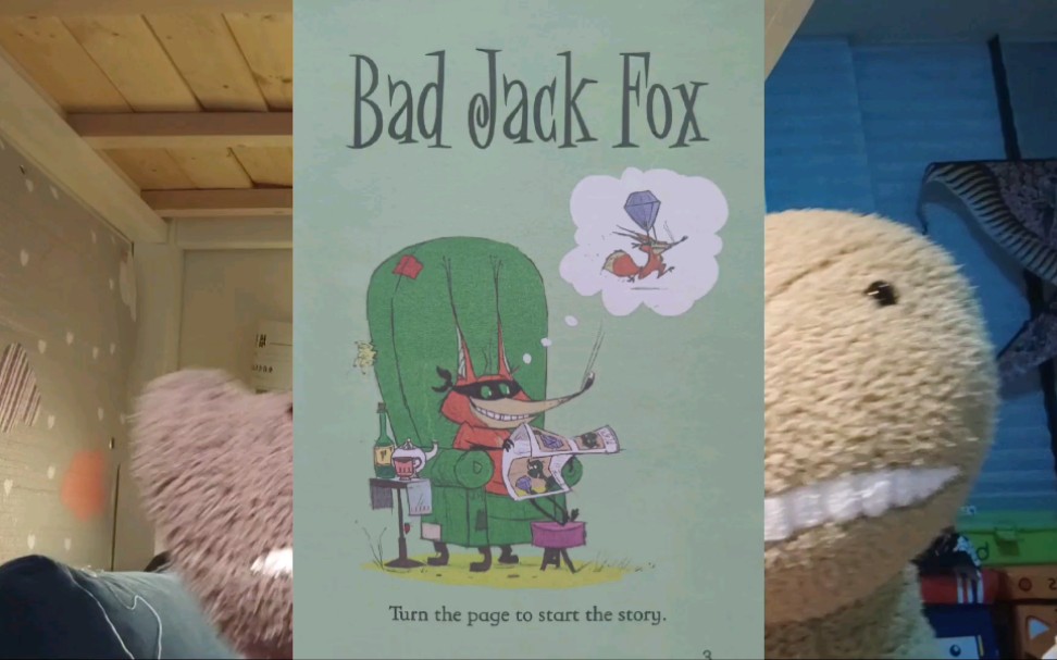 毛绒玩具讲story5badjackfox