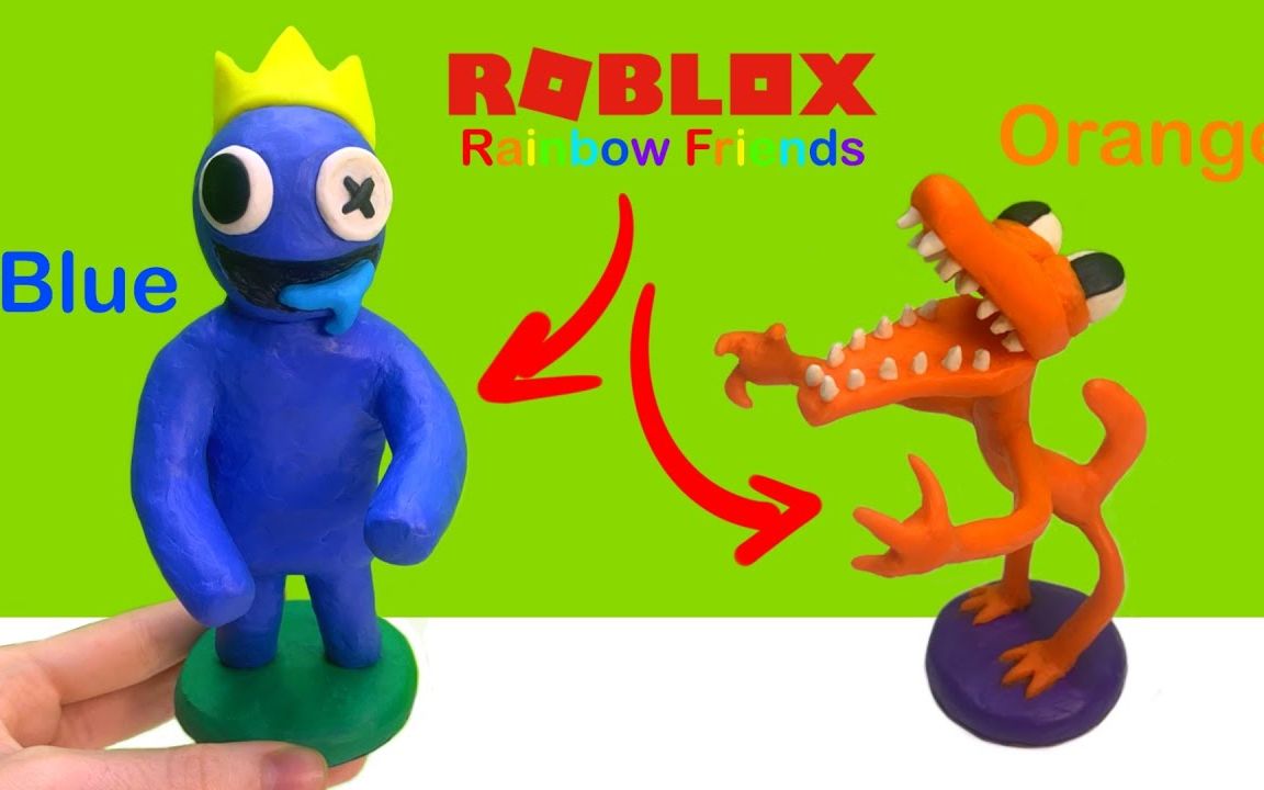 [图]彩虹怪物从橡皮泥建模！彩虹之友ROBLOX ► Rainbow Friends Roblox