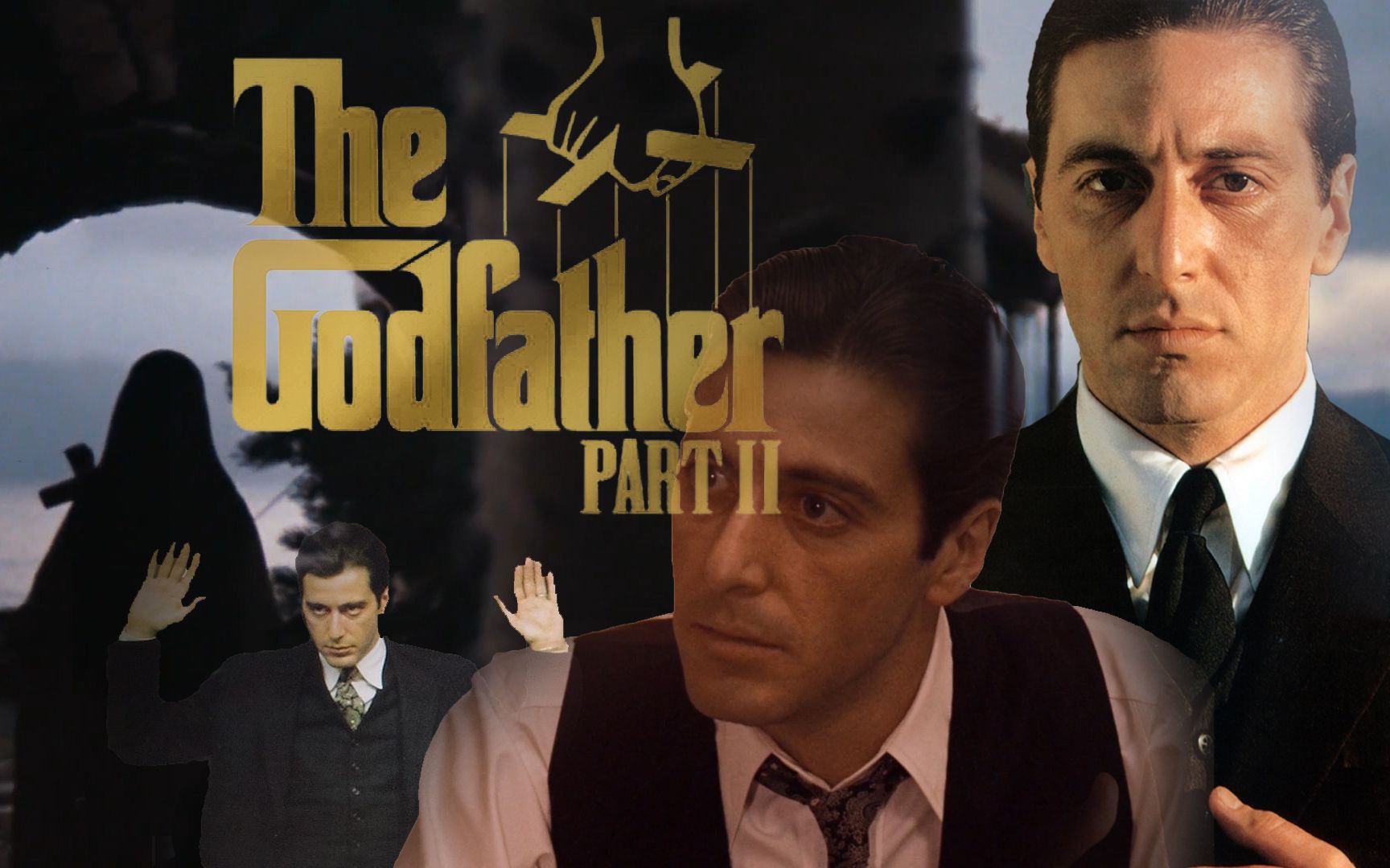 【教父2】【The Godfather】【男神】【影帝】【阿尔帕西诺】【Al Pacino】【影视剪辑】【经典】【奥斯卡】哔哩哔哩bilibili