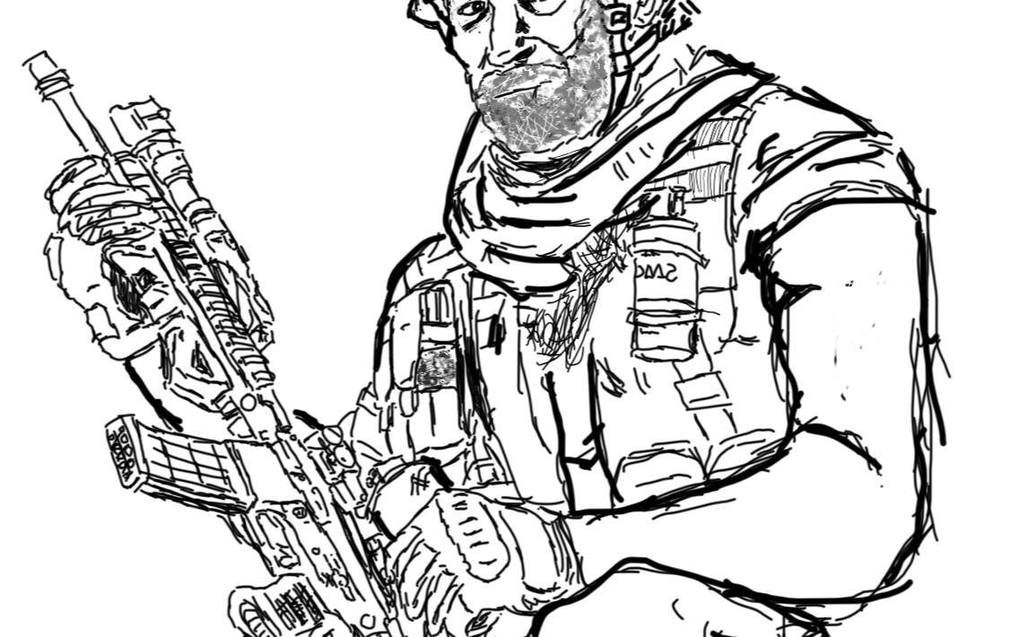 一位画渣画了一个小时的弗雷德