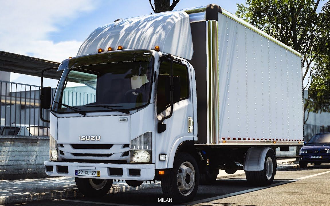 isuzu npr 2018 - euro truck simulator 2 mod