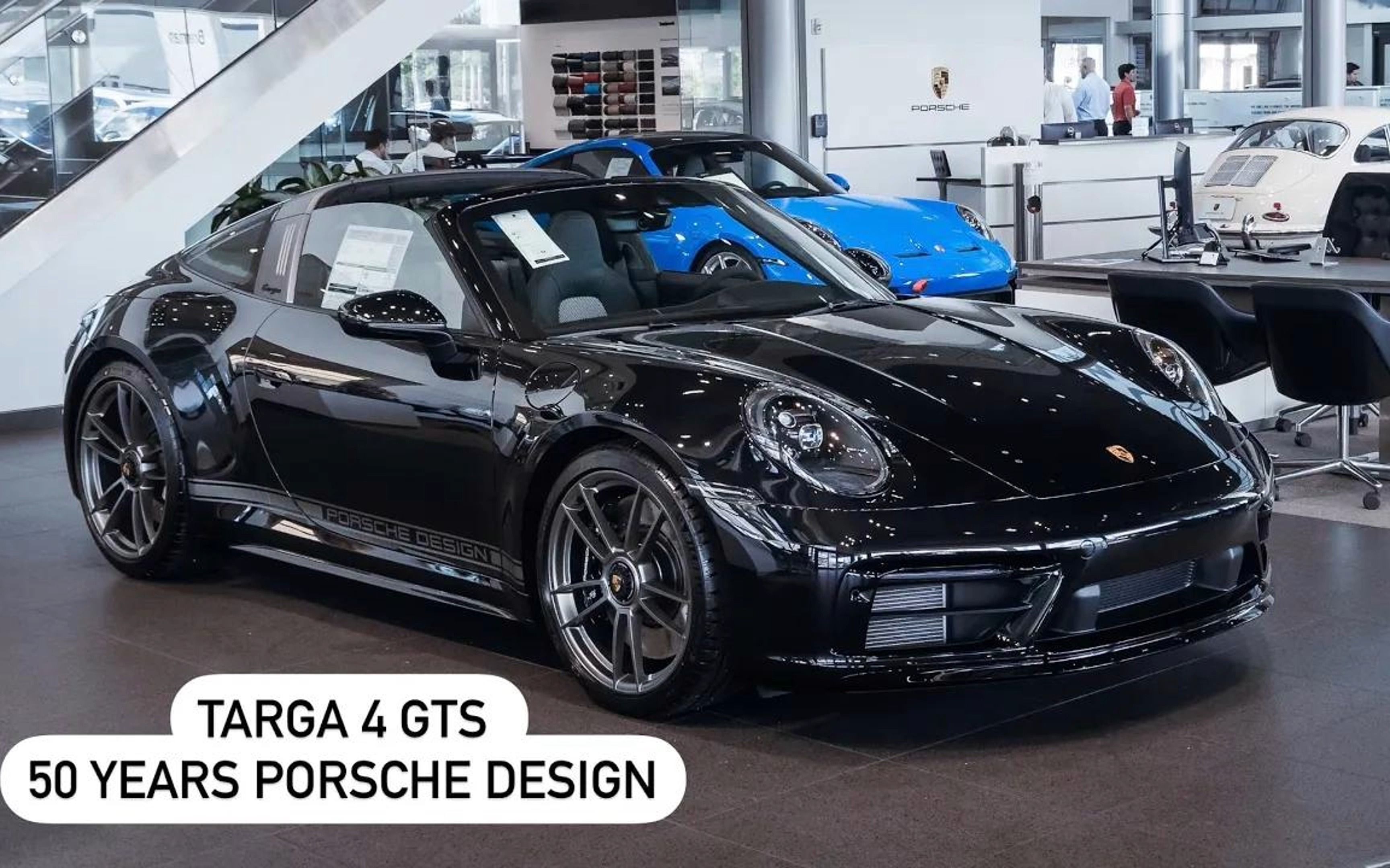 【4k鉴赏】保时捷 911 targa 4 gts 50 year (2024)- jet black