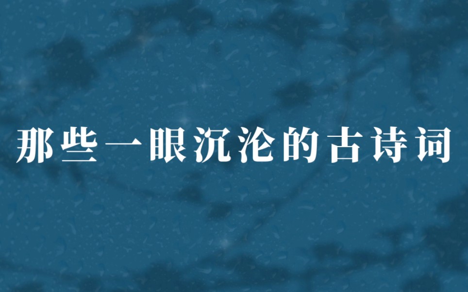 不知乘月几人归,落月摇情满江树|那些一眼沉沦的古诗词哔哩哔哩bilibili